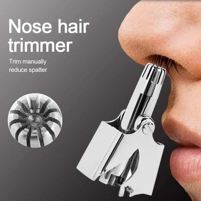 Portable Mini Nose Hair Trimmer with Box (1 Pc)